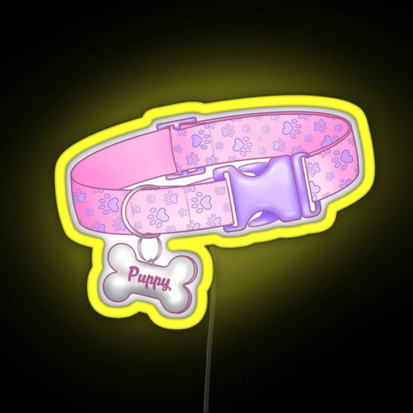 Puppy Play Collar RGB Neon Sign