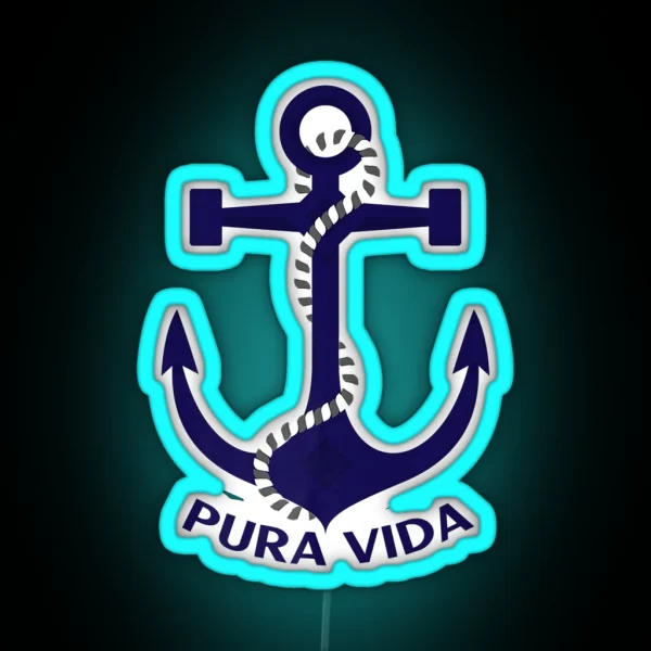 Pura Vida Way Of Life RGB Neon Sign