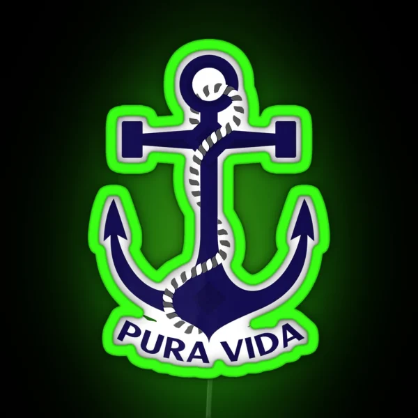 Pura Vida Way Of Life RGB Neon Sign