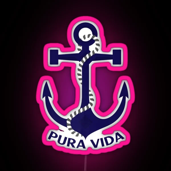 Pura Vida Way Of Life RGB Neon Sign