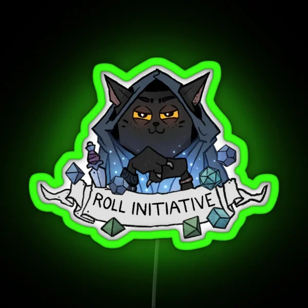 Purfect Dungeon Master RGB Neon Sign
