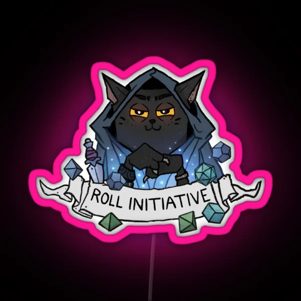 Purfect Dungeon Master RGB Neon Sign