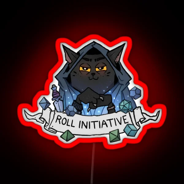 Purfect Dungeon Master RGB Neon Sign