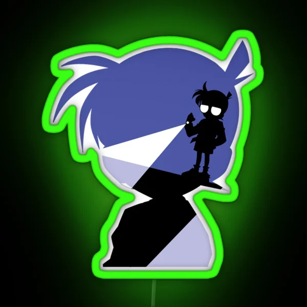 Purple Conan Boy RGB Neon Sign