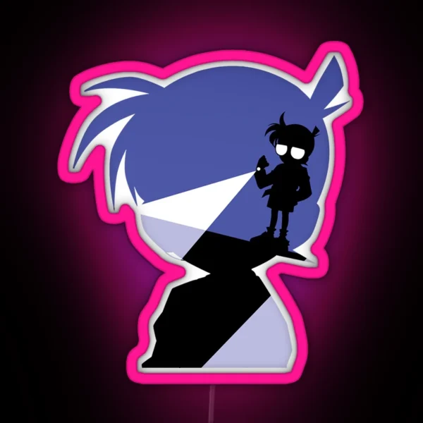 Purple Conan Boy RGB Neon Sign