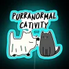 funny halloween cat puns neon sign rgb colors purranormal cativity