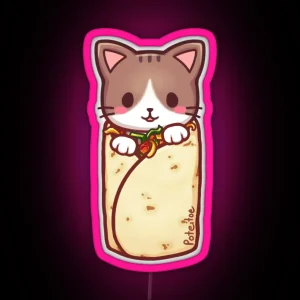 Purrrito RGB Neon Sign