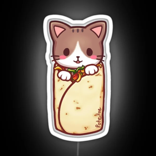 Purrrito RGB Neon Sign