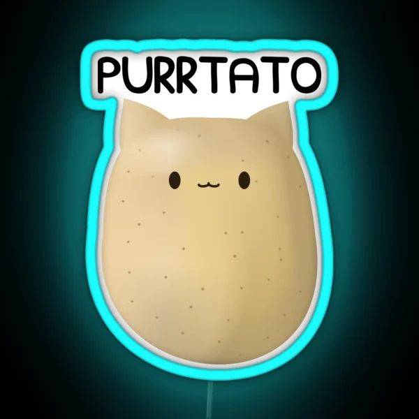 Purrtato RGB Neon Sign
