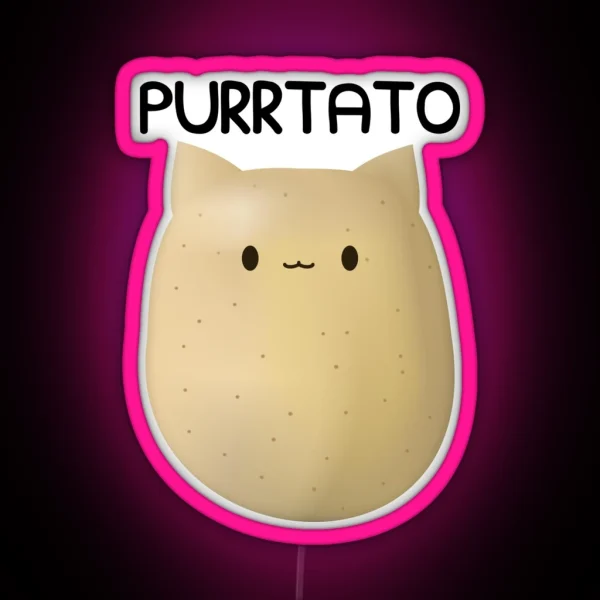 Purrtato RGB Neon Sign
