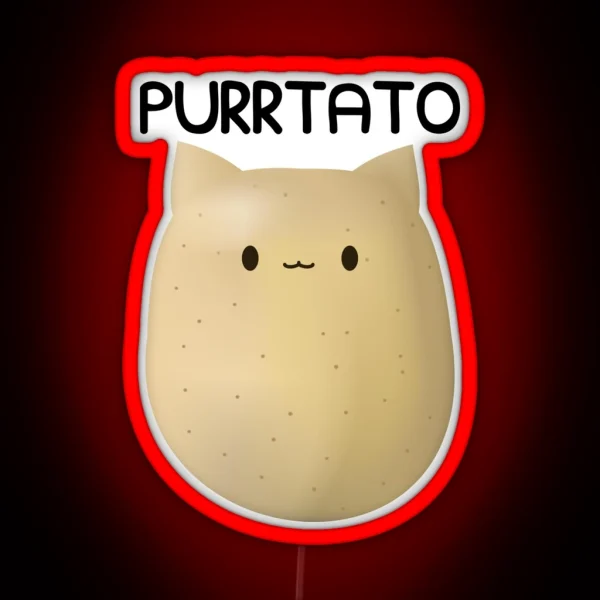 Purrtato RGB Neon Sign
