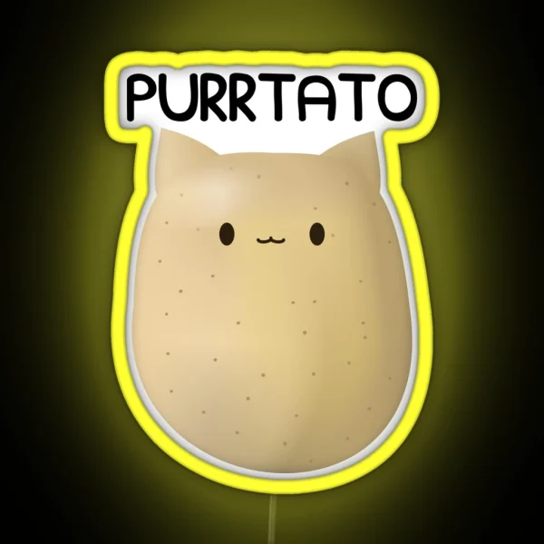 Purrtato RGB Neon Sign