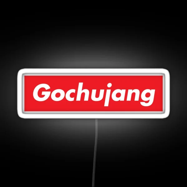 Put Some Gochujang On It Funny Korean Food Saying RGB Neon Sign