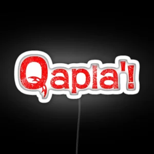 QAPLA RGB Neon Sign