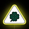 Alfa Romeo Quadrifoglio Neon Sign in Yellow