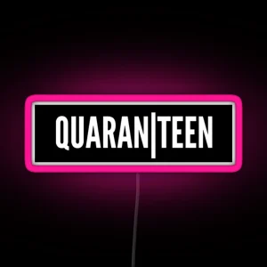 Quaranteen Apparel RGB Neon Sign