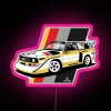quattro group b rgb neon sign pink 88160