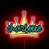 Neon RGB Queen City Sign in Red