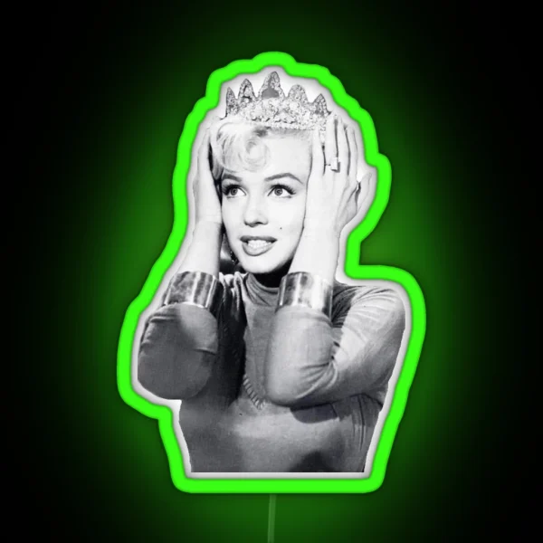 Queen Marilyn Monroe RGB Neon Sign