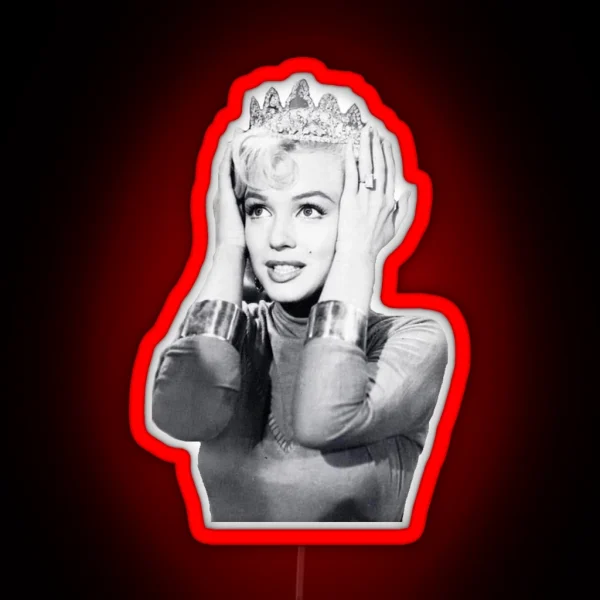 Queen Marilyn Monroe RGB Neon Sign