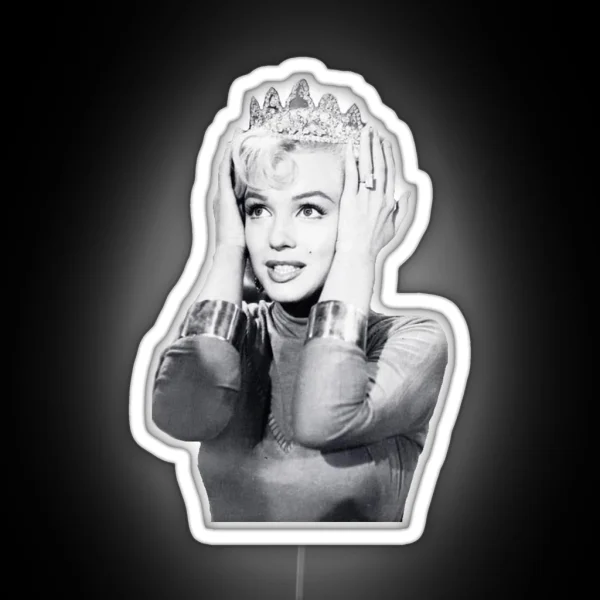 Queen Marilyn Monroe RGB Neon Sign