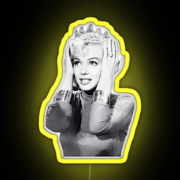 Queen Marilyn Monroe RGB Neon Sign