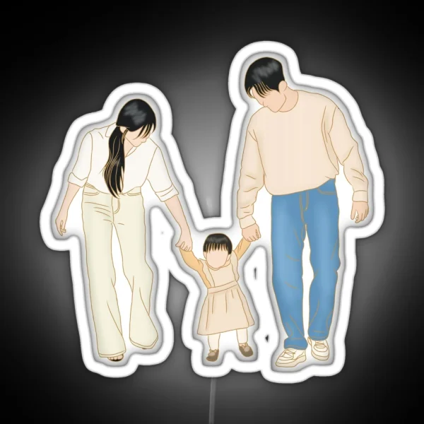 Queen Of Tears Kdrama Kim Soo Hyun And Kim Ji RGB Neon Sign