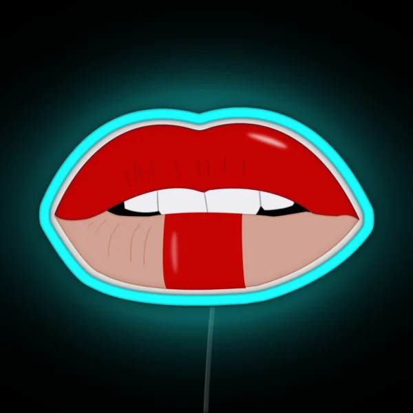 Queen S Lipstick RGB Neon Sign