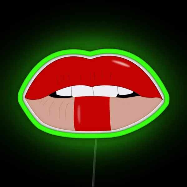 Queen S Lipstick RGB Neon Sign