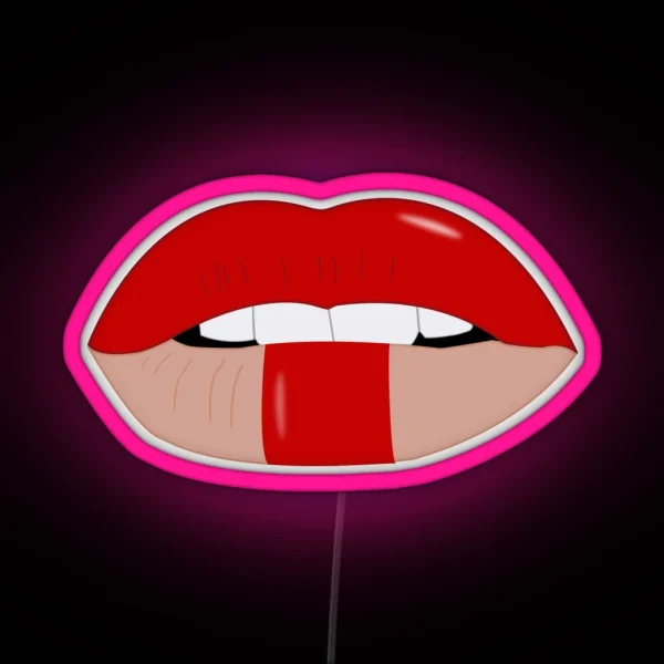 Queen S Lipstick RGB Neon Sign