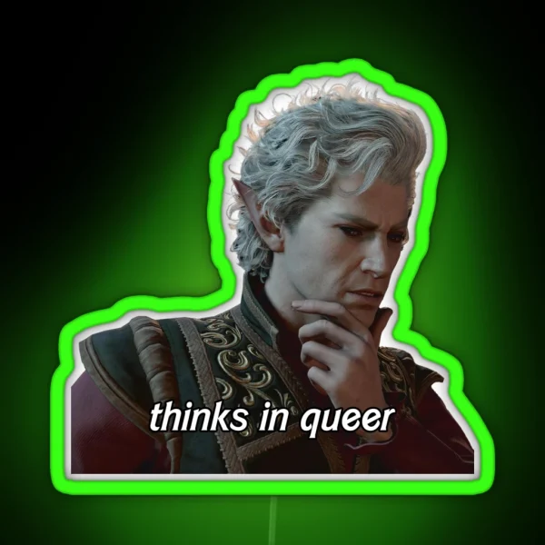 Queer Astarion RGB Neon Sign