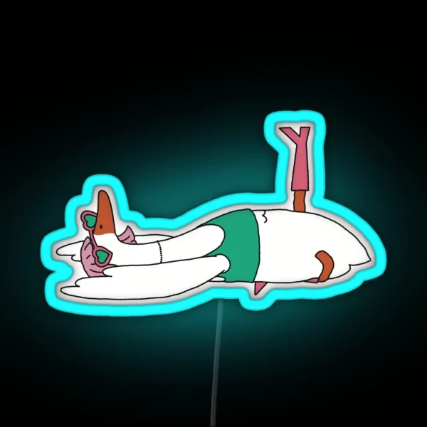 Queer Duck RGB Neon Sign