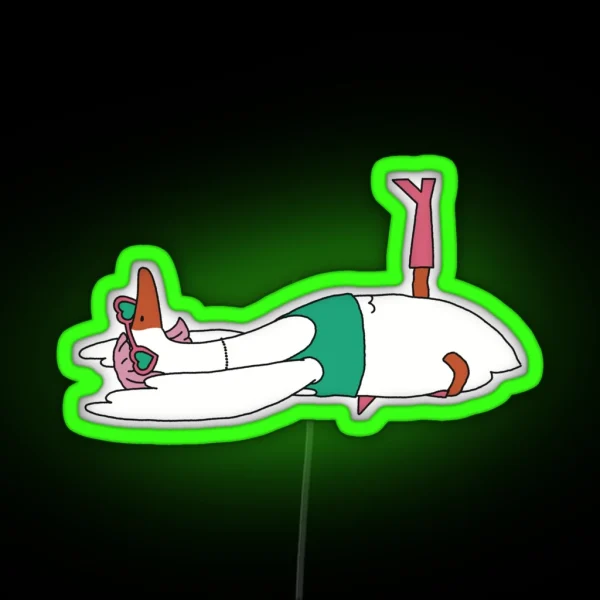 Queer Duck RGB Neon Sign