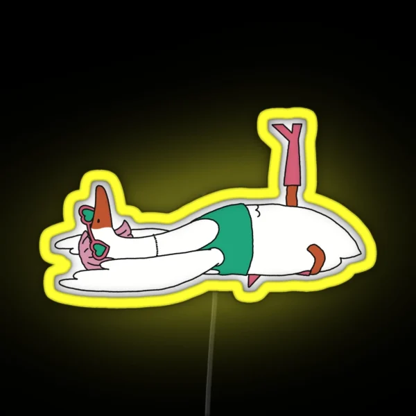 Queer Duck RGB Neon Sign