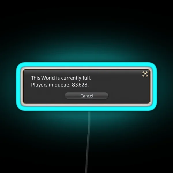 Queue Savage RGB Neon Sign