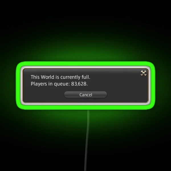 Queue Savage RGB Neon Sign