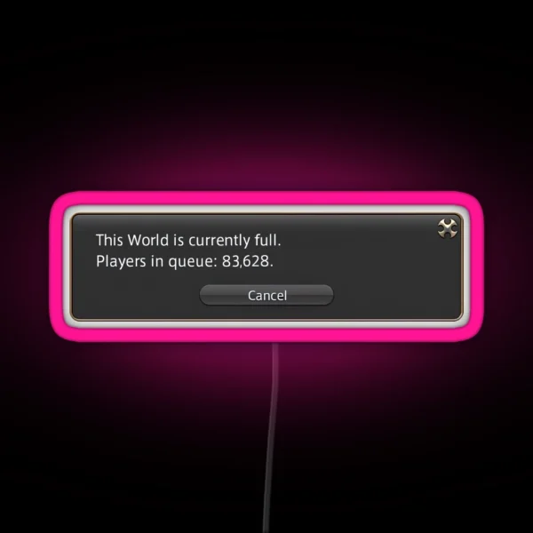 Queue Savage RGB Neon Sign