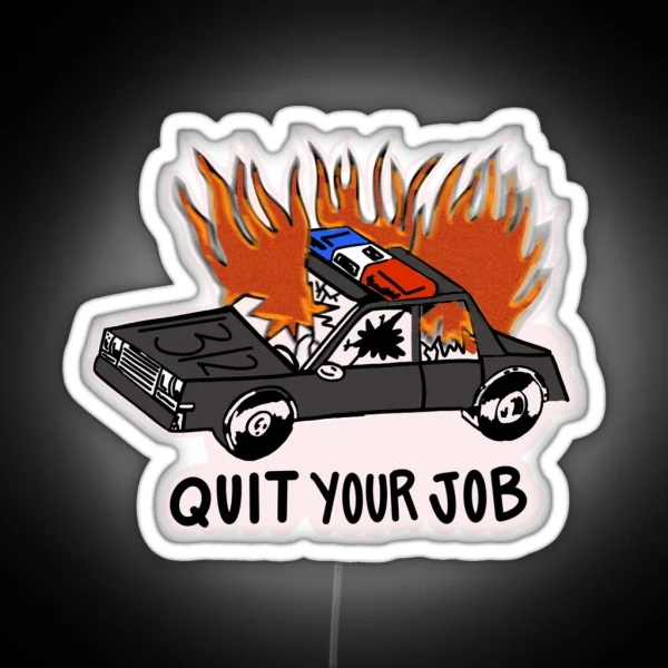 QUIT UR JOB RGB Neon Sign