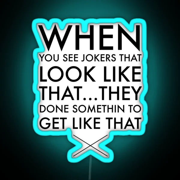 Quote RGB Neon Sign