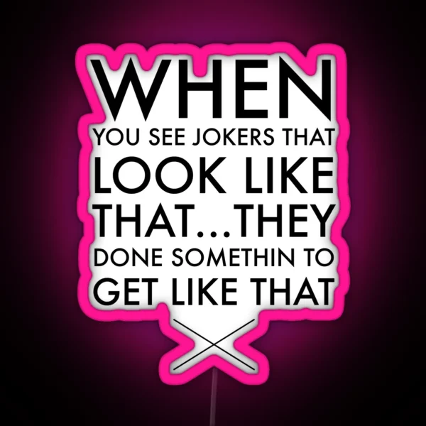 Quote RGB Neon Sign