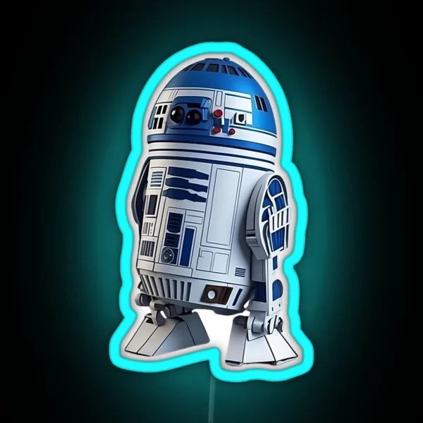 R2D2 RGB Neon Sign