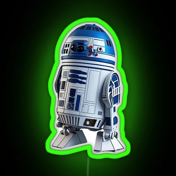 R2D2 RGB Neon Sign