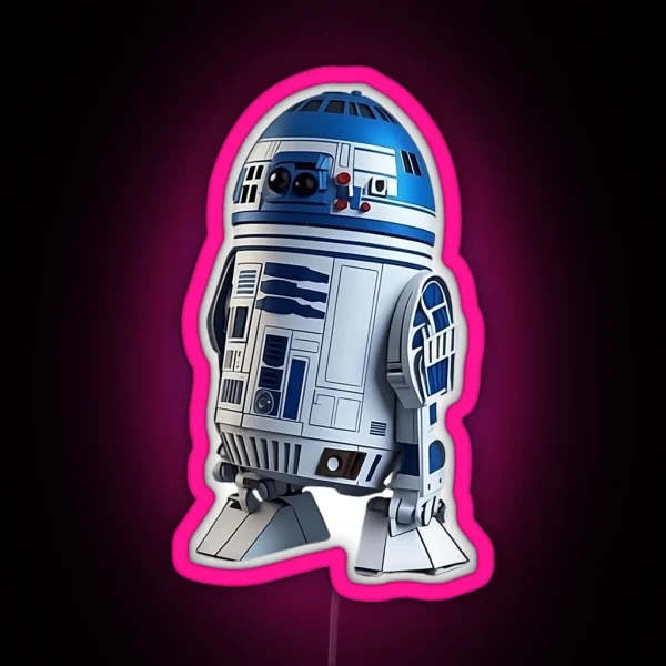 R2D2 RGB Neon Sign