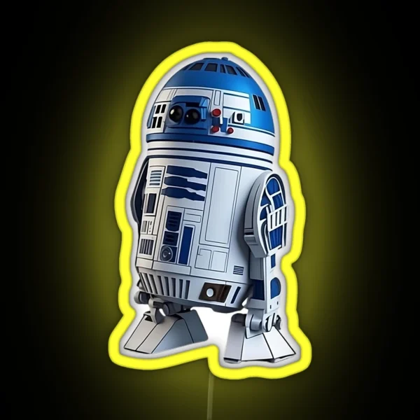 R2D2 RGB Neon Sign