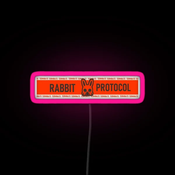 Rabbit Protocol Lobotomy Corporation RGB Neon Sign