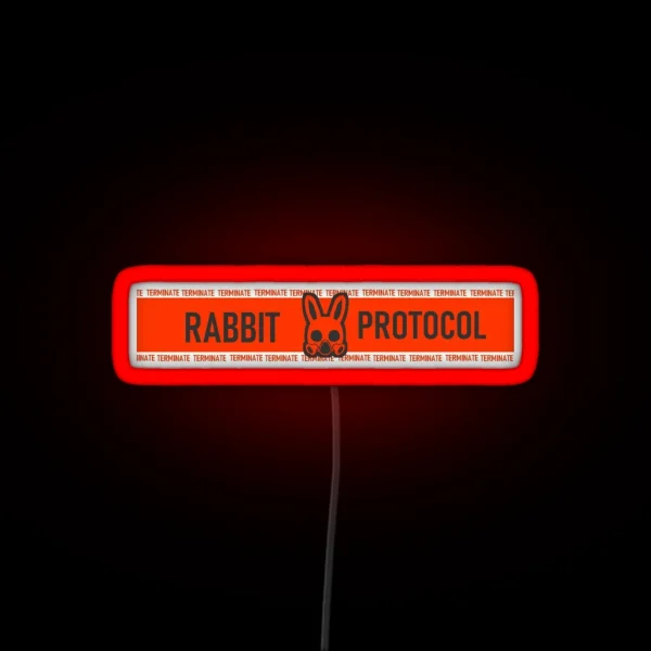 Rabbit Protocol Lobotomy Corporation RGB Neon Sign