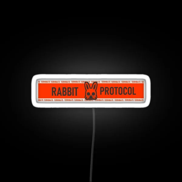 Rabbit Protocol Lobotomy Corporation RGB Neon Sign