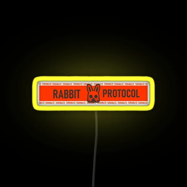 Rabbit Protocol Lobotomy Corporation RGB Neon Sign