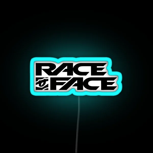 Race Face Led RGB Neon Sign