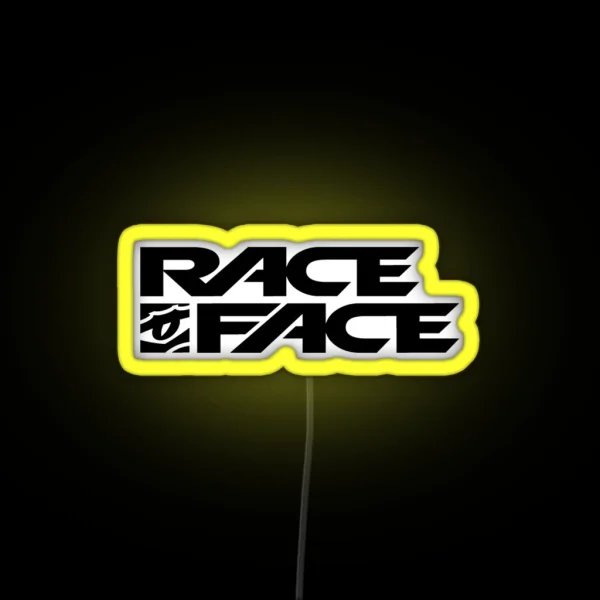 Race Face Led RGB Neon Sign